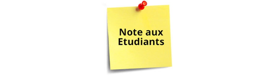 Note aux étudiants ayant déposé leurs baccalauréats originaux